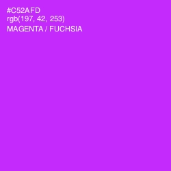 #C52AFD - Magenta / Fuchsia Color Image