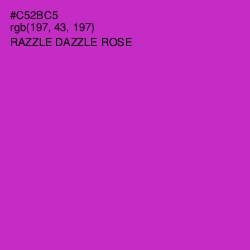 #C52BC5 - Razzle Dazzle Rose Color Image
