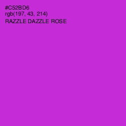 #C52BD6 - Razzle Dazzle Rose Color Image