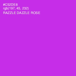 #C52DE8 - Razzle Dazzle Rose Color Image