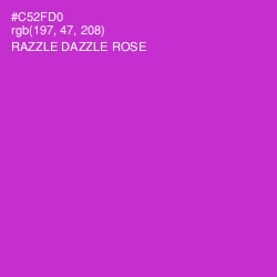 #C52FD0 - Razzle Dazzle Rose Color Image