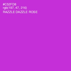 #C52FD8 - Razzle Dazzle Rose Color Image