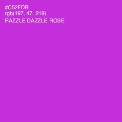 #C52FDB - Razzle Dazzle Rose Color Image