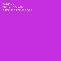 #C52FDD - Razzle Dazzle Rose Color Image