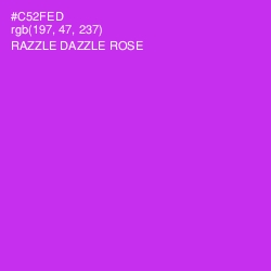 #C52FED - Razzle Dazzle Rose Color Image