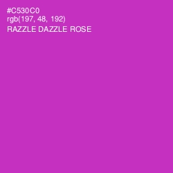 #C530C0 - Razzle Dazzle Rose Color Image