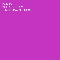 #C533C1 - Razzle Dazzle Rose Color Image