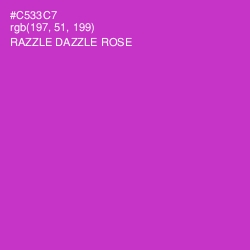 #C533C7 - Razzle Dazzle Rose Color Image