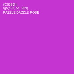 #C533D1 - Razzle Dazzle Rose Color Image