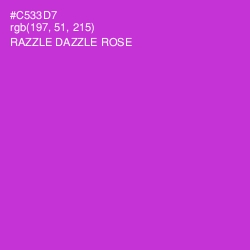 #C533D7 - Razzle Dazzle Rose Color Image