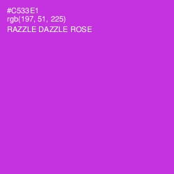 #C533E1 - Razzle Dazzle Rose Color Image