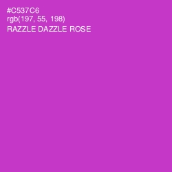 #C537C6 - Razzle Dazzle Rose Color Image