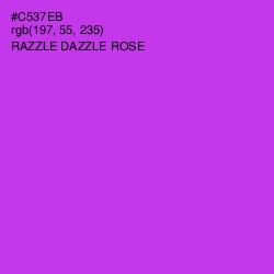 #C537EB - Razzle Dazzle Rose Color Image