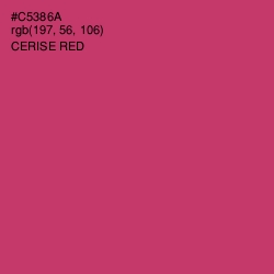 #C5386A - Cerise Red Color Image