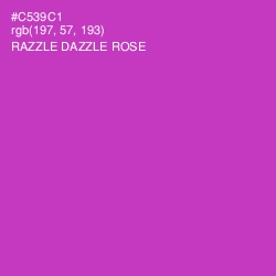 #C539C1 - Razzle Dazzle Rose Color Image