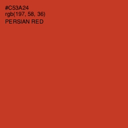 #C53A24 - Persian Red Color Image