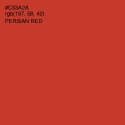 #C53A2A - Persian Red Color Image