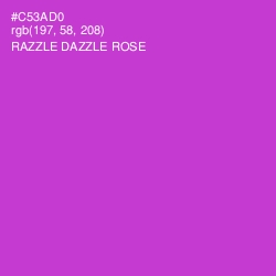 #C53AD0 - Razzle Dazzle Rose Color Image