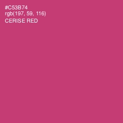 #C53B74 - Cerise Red Color Image