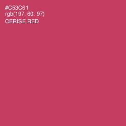 #C53C61 - Cerise Red Color Image