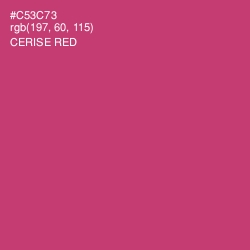 #C53C73 - Cerise Red Color Image