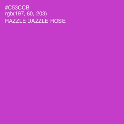 #C53CCB - Razzle Dazzle Rose Color Image