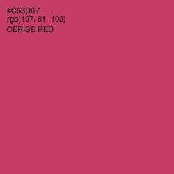 #C53D67 - Cerise Red Color Image