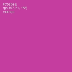 #C53D9E - Cerise Color Image