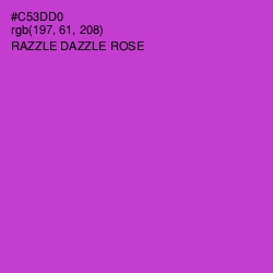 #C53DD0 - Razzle Dazzle Rose Color Image