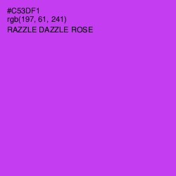 #C53DF1 - Razzle Dazzle Rose Color Image