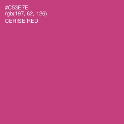 #C53E7E - Cerise Red Color Image