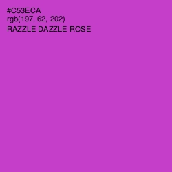 #C53ECA - Razzle Dazzle Rose Color Image