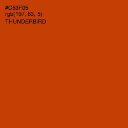 #C53F05 - Thunderbird Color Image