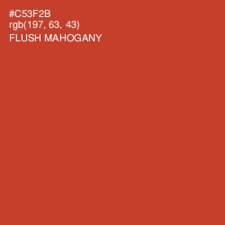 #C53F2B - Flush Mahogany Color Image