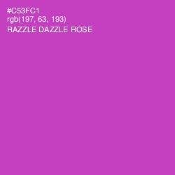 #C53FC1 - Razzle Dazzle Rose Color Image