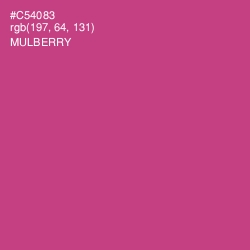 #C54083 - Mulberry Color Image