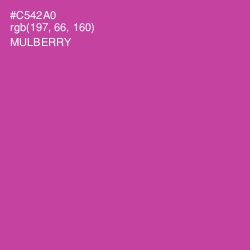 #C542A0 - Mulberry Color Image