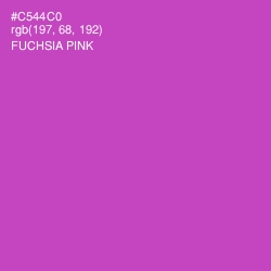 #C544C0 - Fuchsia Pink Color Image