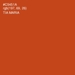 #C5451A - Tia Maria Color Image