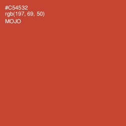 #C54532 - Mojo Color Image