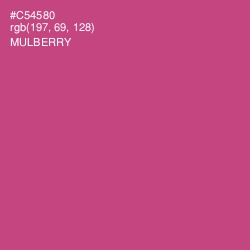 #C54580 - Mulberry Color Image
