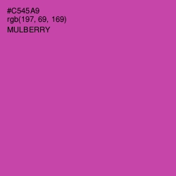 #C545A9 - Mulberry Color Image