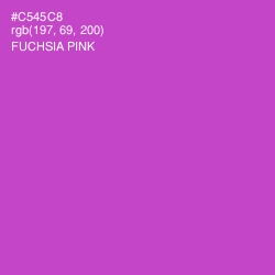 #C545C8 - Fuchsia Pink Color Image