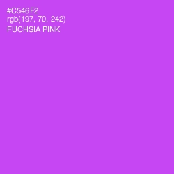 #C546F2 - Fuchsia Pink Color Image