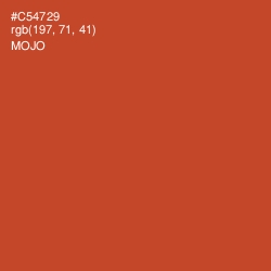 #C54729 - Mojo Color Image