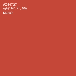 #C54737 - Mojo Color Image