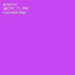 #C547F0 - Fuchsia Pink Color Image