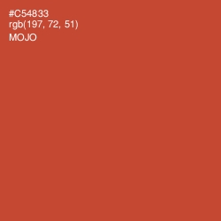#C54833 - Mojo Color Image