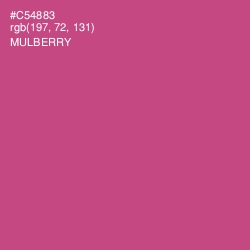 #C54883 - Mulberry Color Image