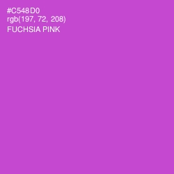 #C548D0 - Fuchsia Pink Color Image